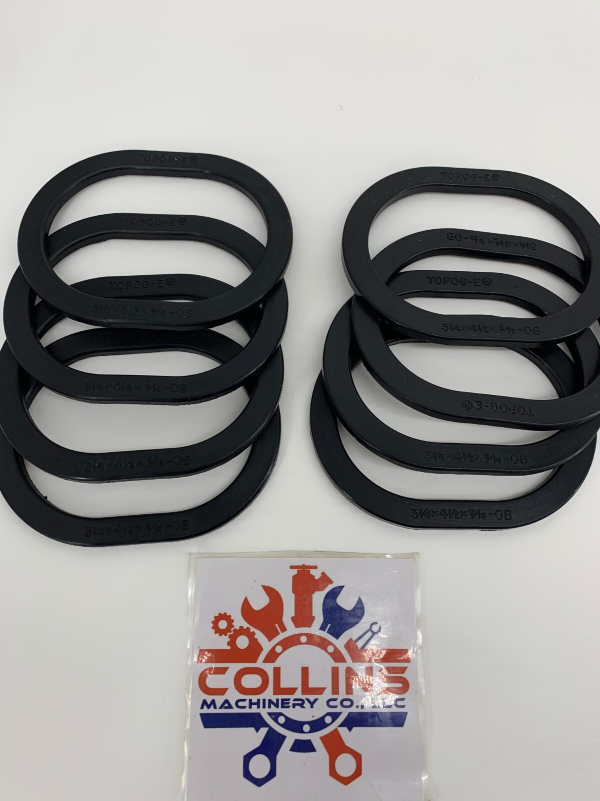 TOPOG-E Gasket Co. T180-3-1/4 x 4-1/2 x 9/16-OB Oblong Handhole Gasket