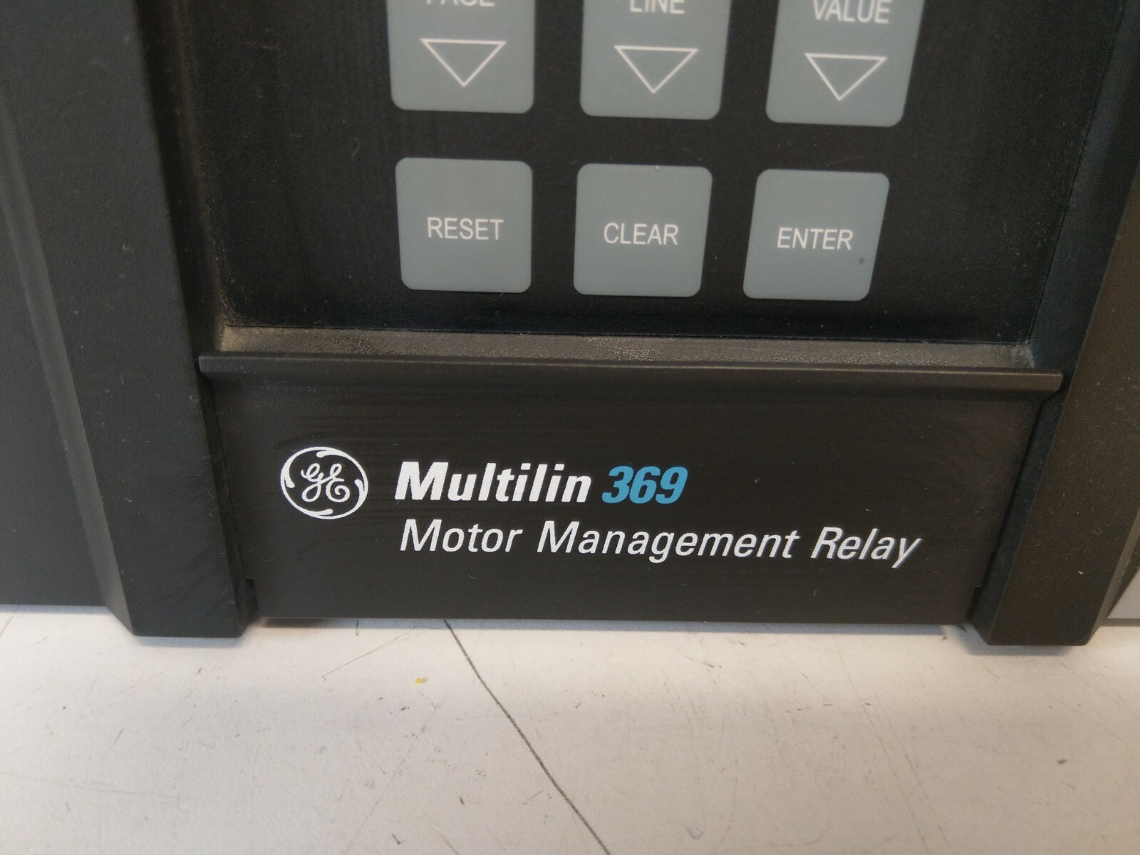 FOR PARTS! GENERAL ELECTRIC MOTOR 485MA MANAGEMENT RELAY 369-HI-R-0-0-E-0-E