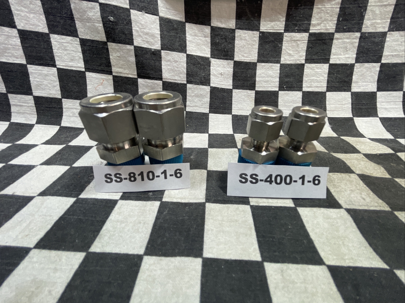 SWAGELOK SS-810-1-6 SS-400-1-6 SS-400-1-4 SS-300-1-4, MALE CONN, LOT OF 9#121W15