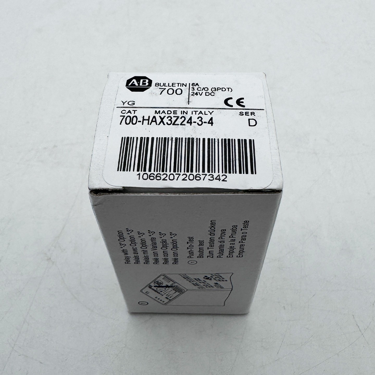 700-HAX3Z24-3-4 GP Tube Base Relay New Original 700HAX3Z2434