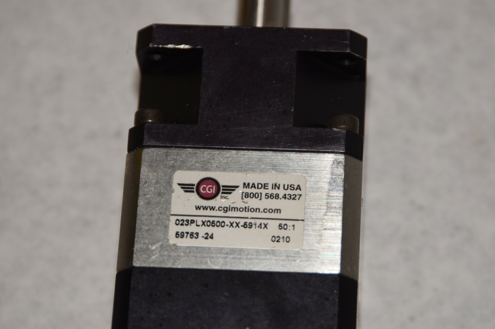 (NEW) CGI 023PLX0500-XX-5914X 1/4″ Bore 1/2″ Gear Head