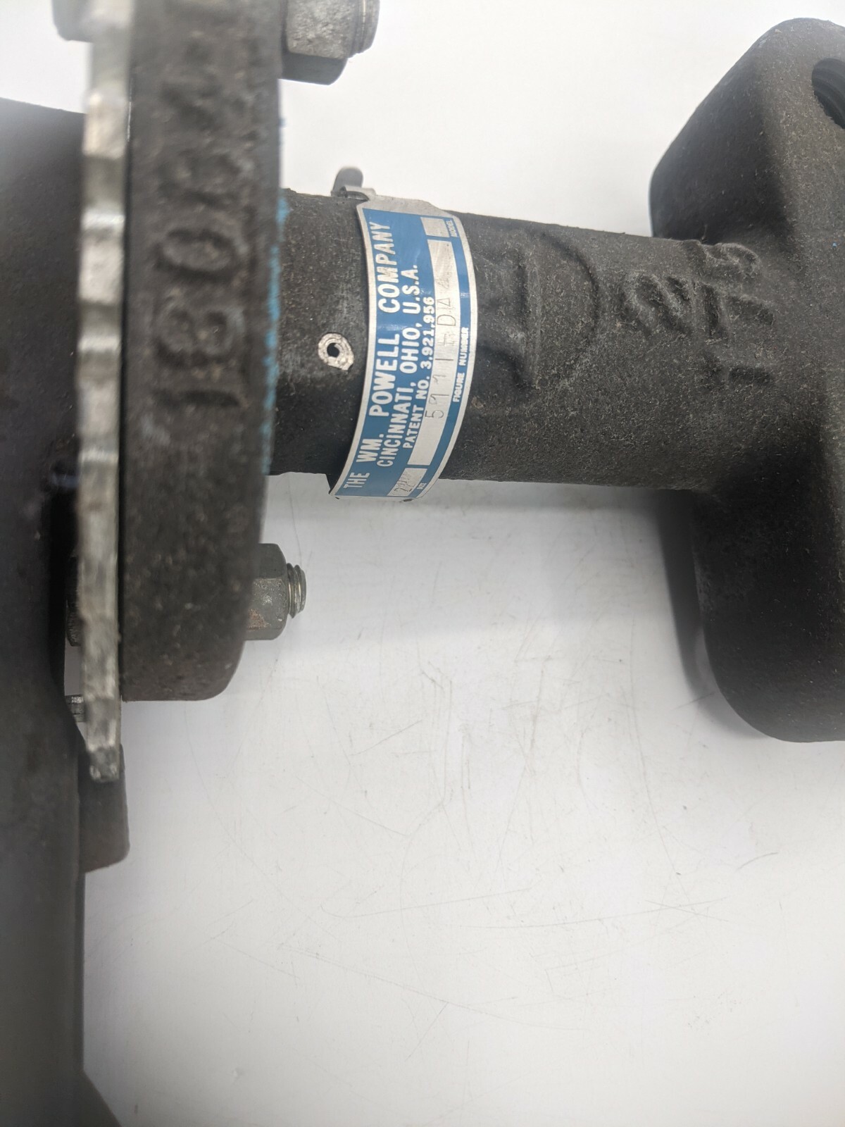 WM Powell 511I-DA4 2” Butterfly Valve, DI Disc, Rubber Seat