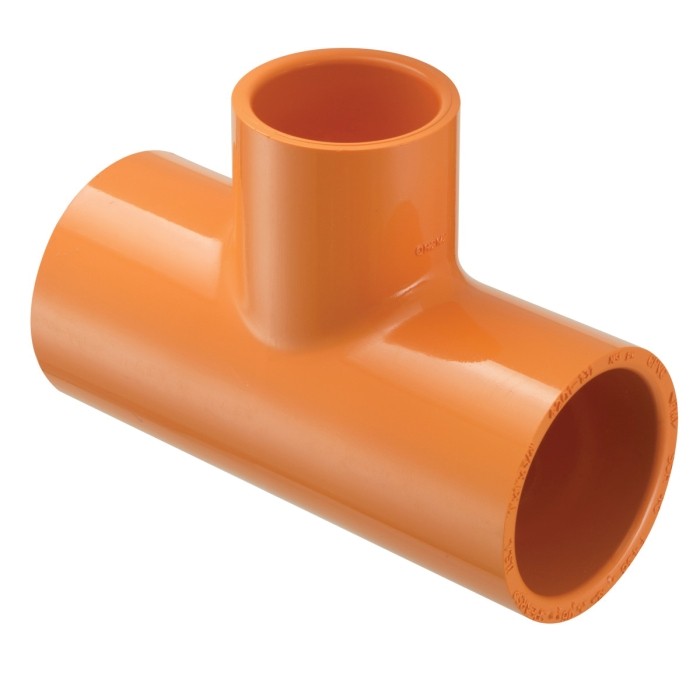 Spears 4201-211 1-1/2″ CPVC Red Tee SOC FlameGuard