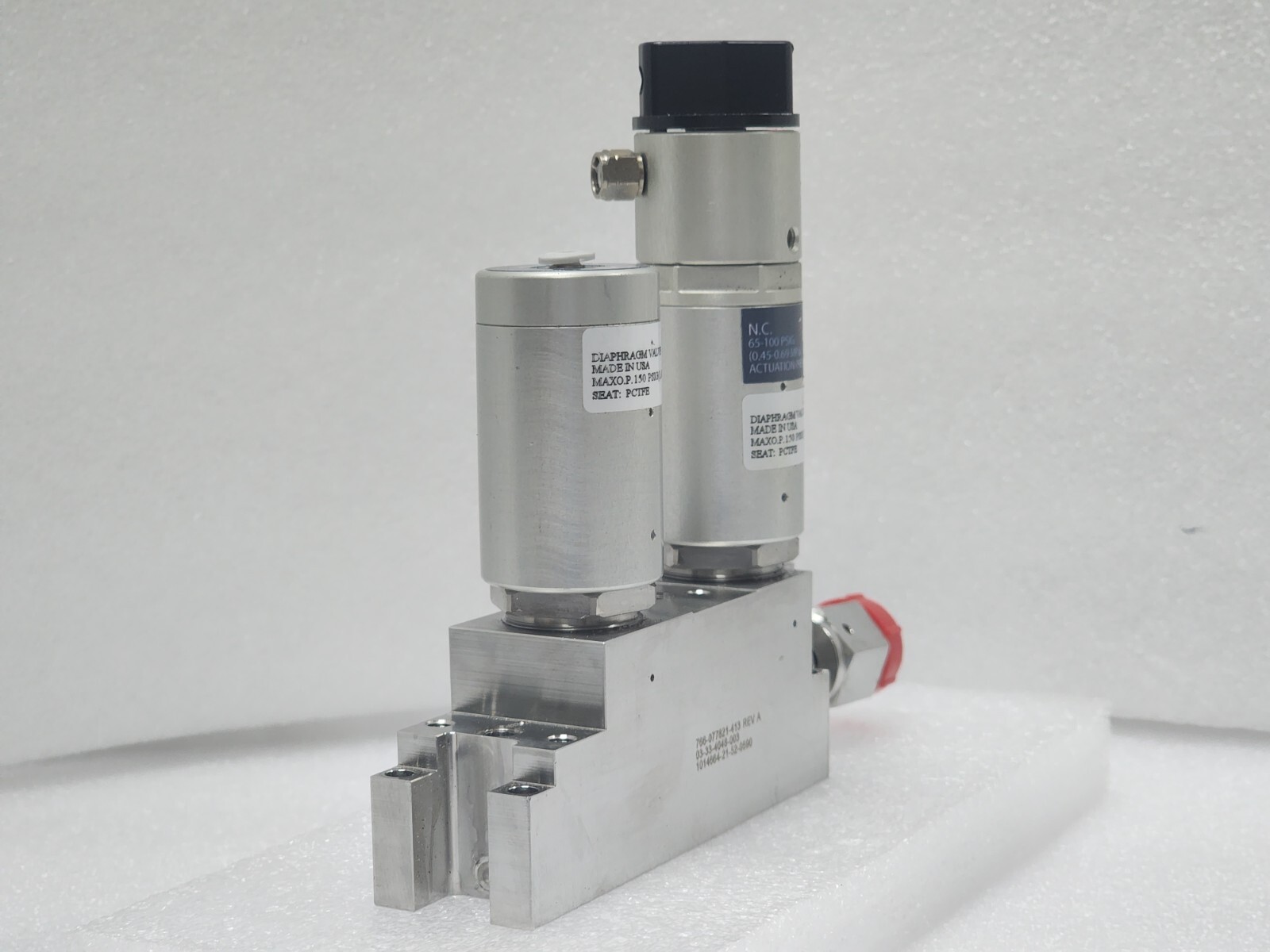 Ichor, Lam Research 766-077821-413 Rev A, Diaphragm Valve, 0.45-0.69 Mpa,Used,