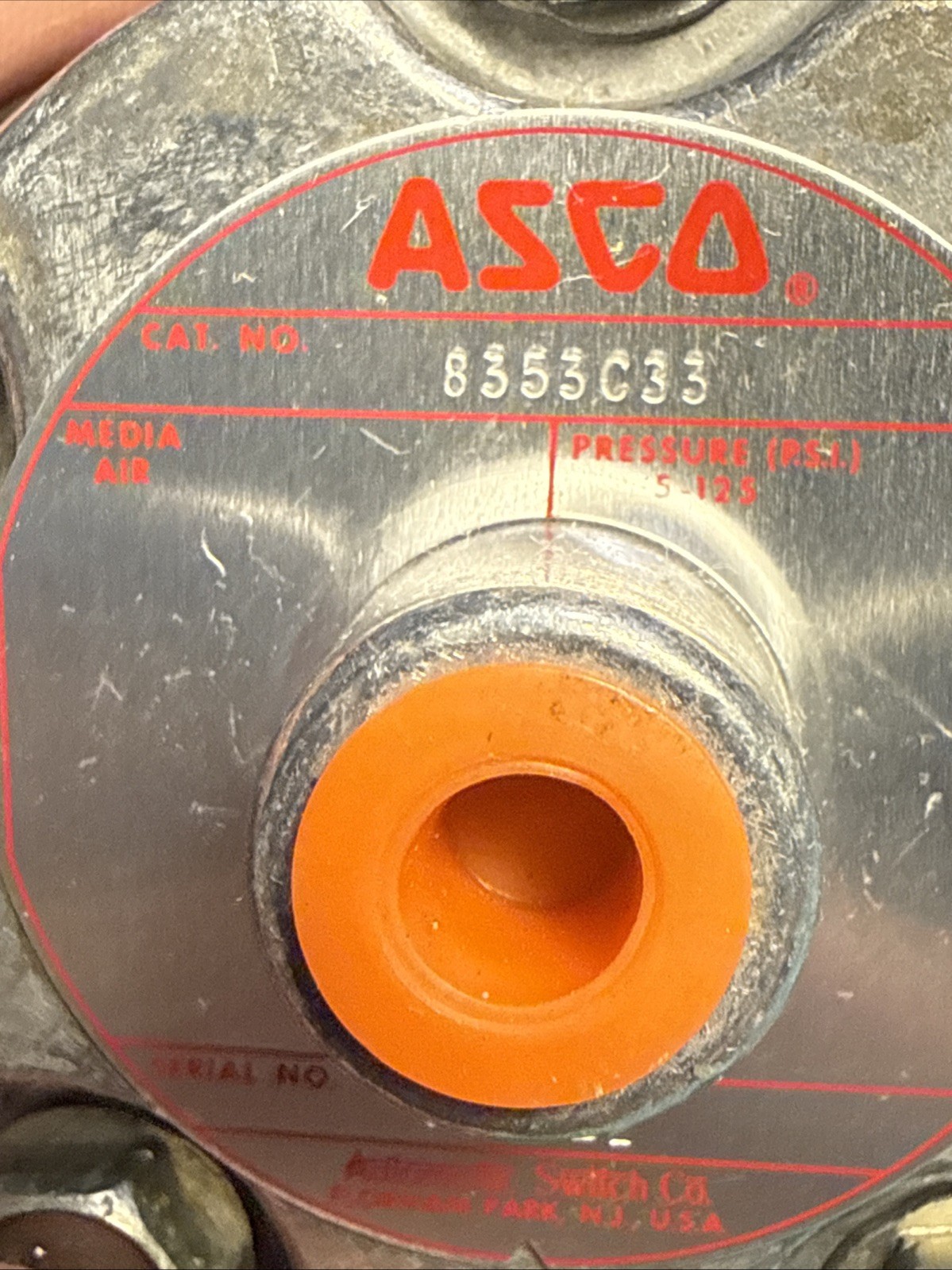 New ASCO Red-Hat 8353C33 Dust Collector Value 3/4″ 5-125PSI