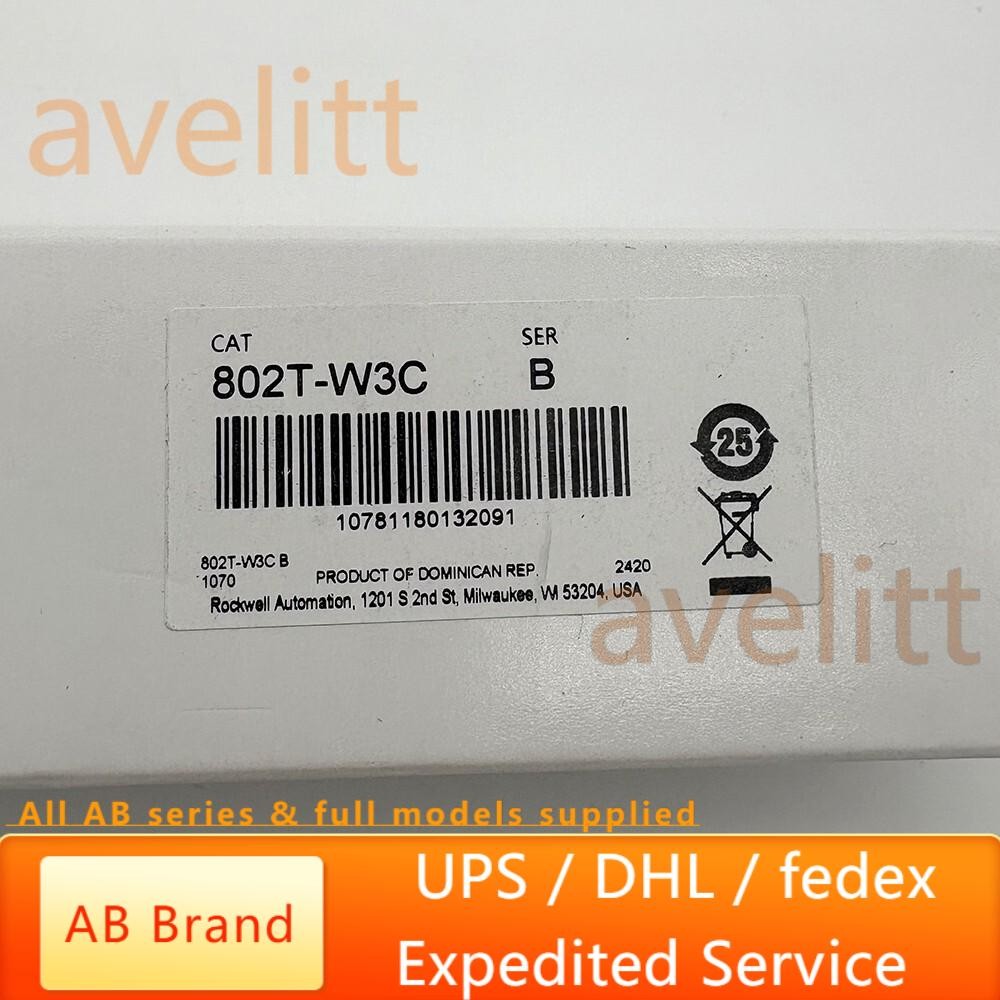 802T-W3C New Allen-Bradley Rod Lever 802T Limit Switch Levers in Stock 802TW3C