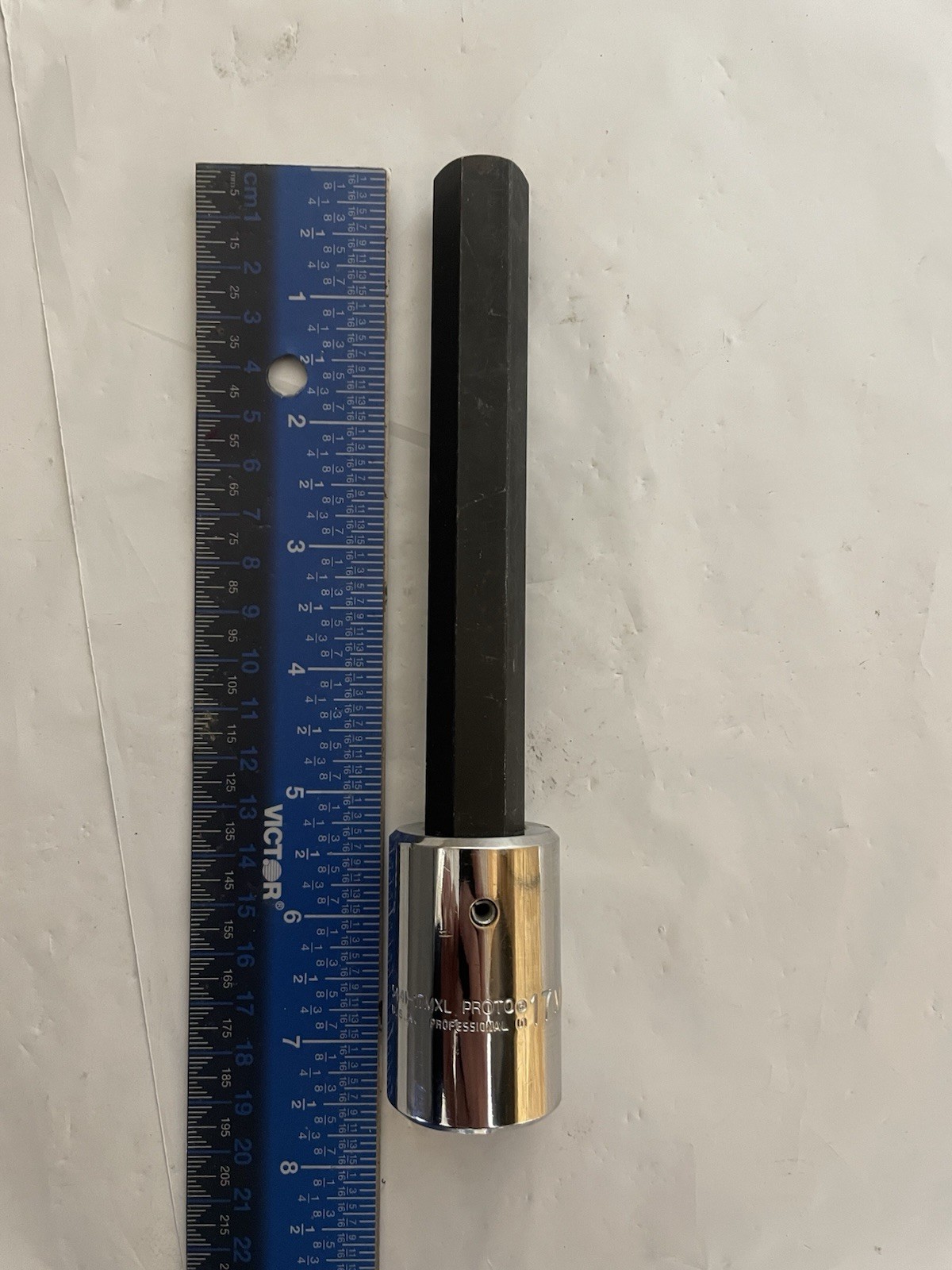 Proto 1/2″ Drive, 17mm Hex Bit Socket 7-1/4″ OAL, Long Hex J5441-17MXL