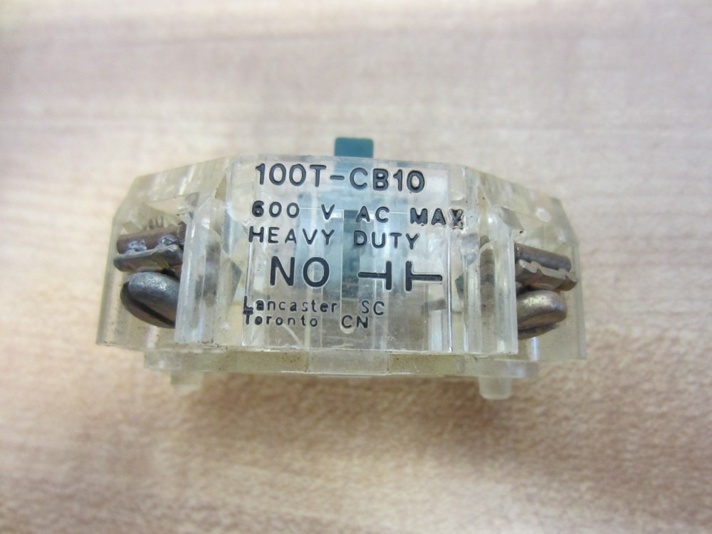 Sylvania 100T-CB10 Joslyn Clark Contact Block 100TCB10