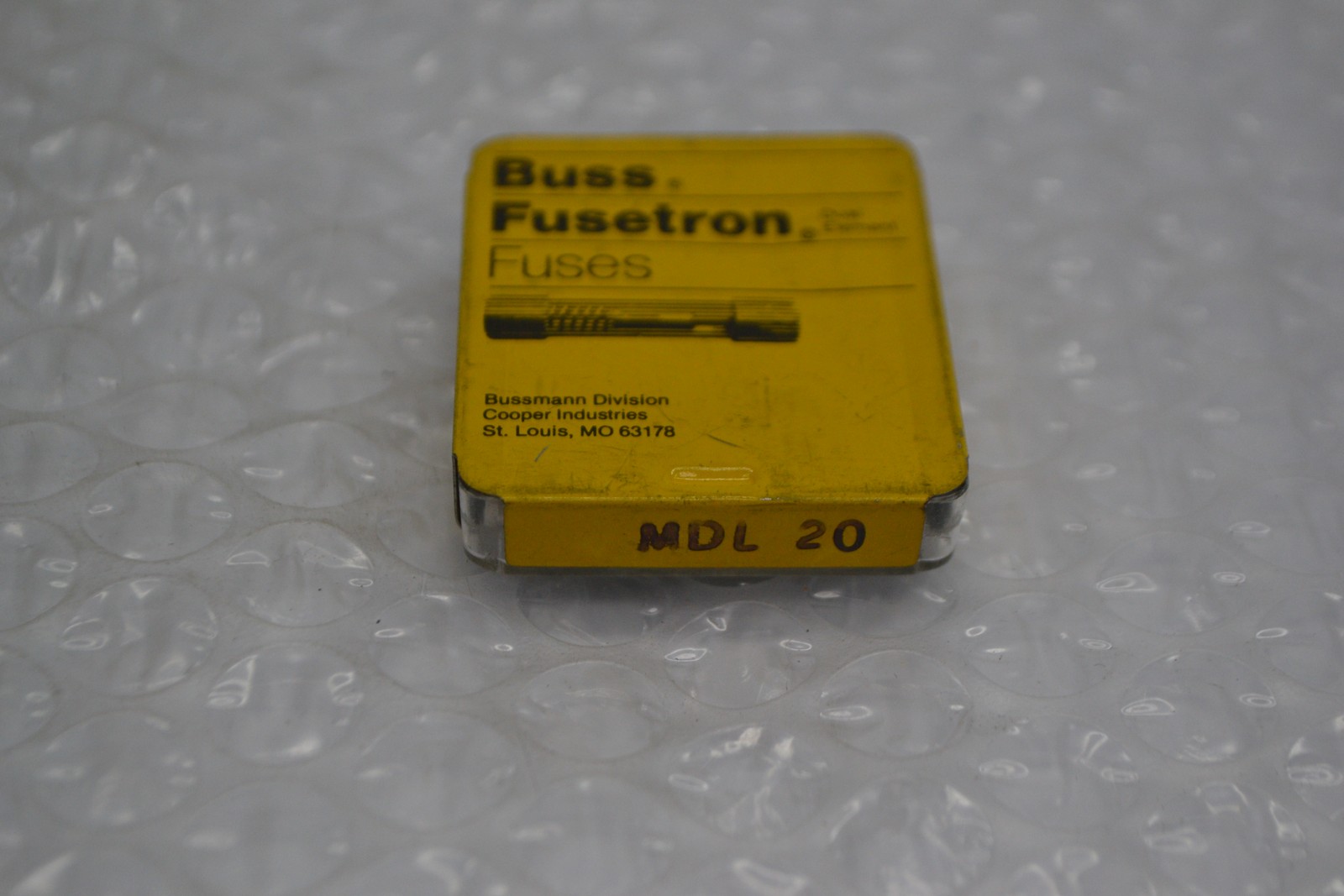 BUSSMANN MDL-20 FUSE LOT OF 7 PKG OF 5 NSMP