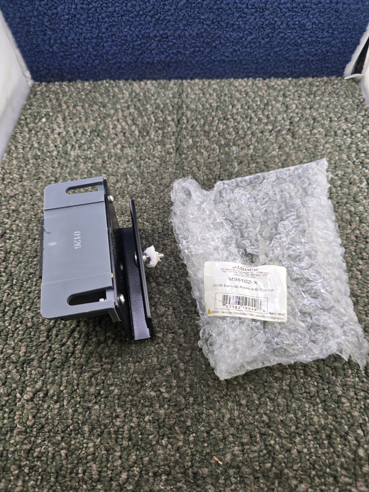 Maxxima M95102-X Back-Up Alarm with Bracket Assembly, 102 dB Alarm Sound Level