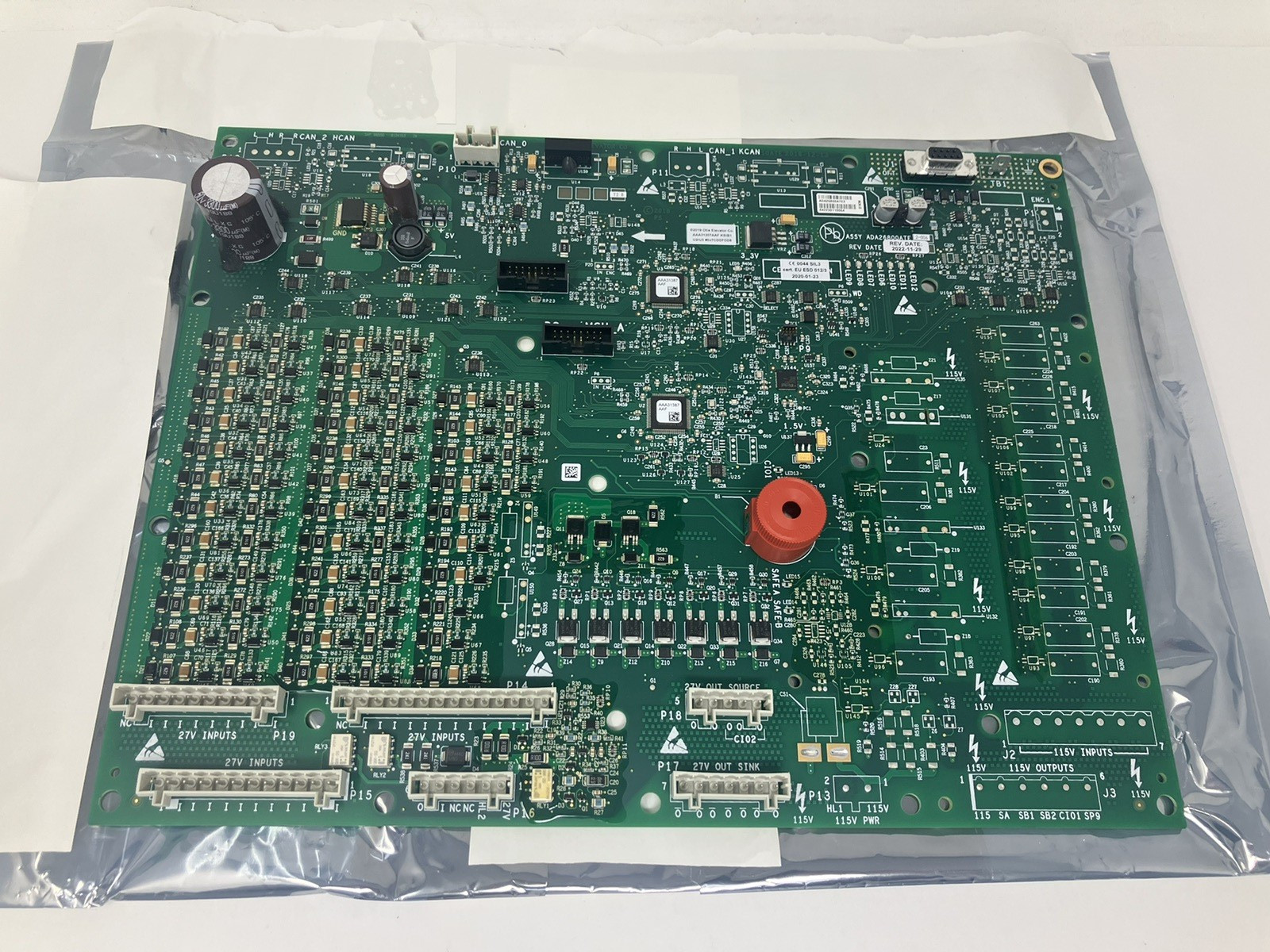 Otis ADA26800ATE2 Elevator E2 Control KSIB KIB1 Car Subsystem Board