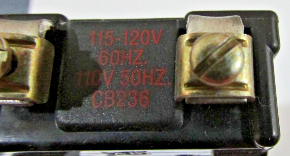 Allen Bradley CB236 Coil 115-120V 60HZ 110/50HZ Lot of 2