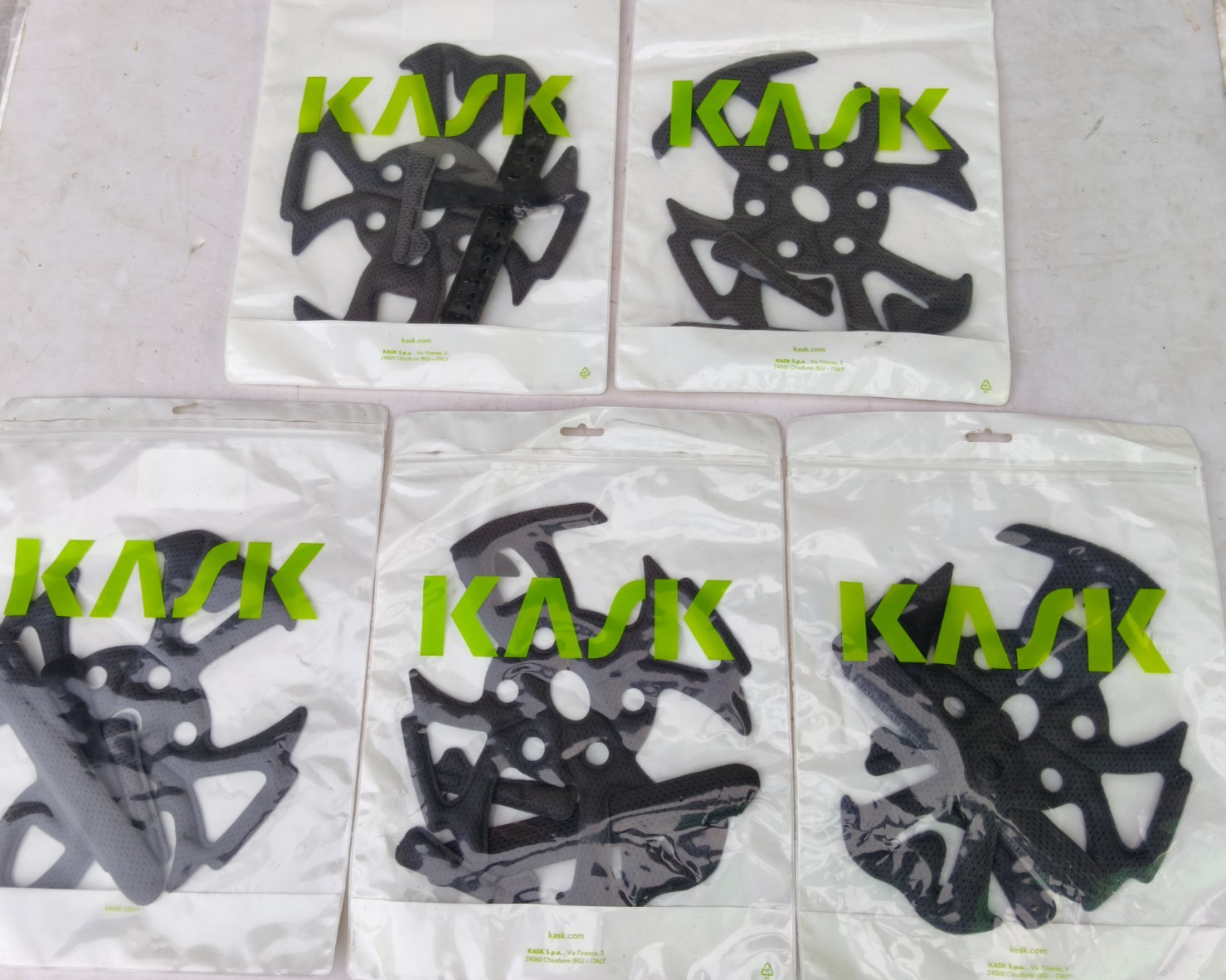 KASK WPA00006.000 ZENITH INTERNAL SPARE PAD LOT OF 5