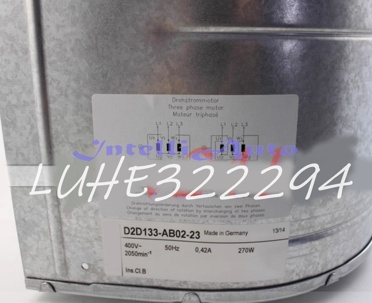 D2D133-AB02-23 D2D133AB0223 400V 270W original centrifugal fan NEW 1PC