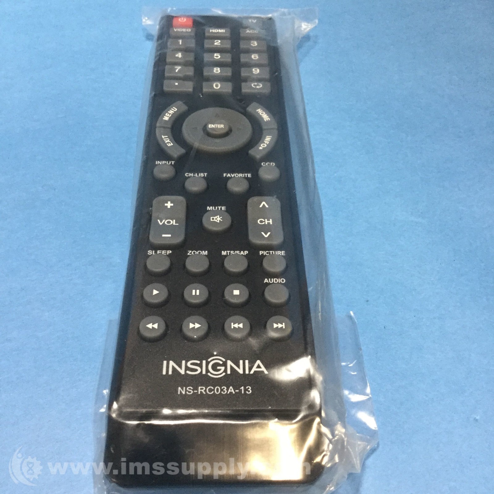 Insignia NS-RC03A-13 Remote Control FNFP