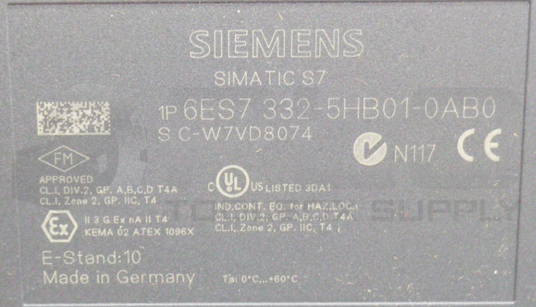 NEW SIEMENS 6ES7 332-5HB01-0AB0 ANALOG OUTPUT MODULE