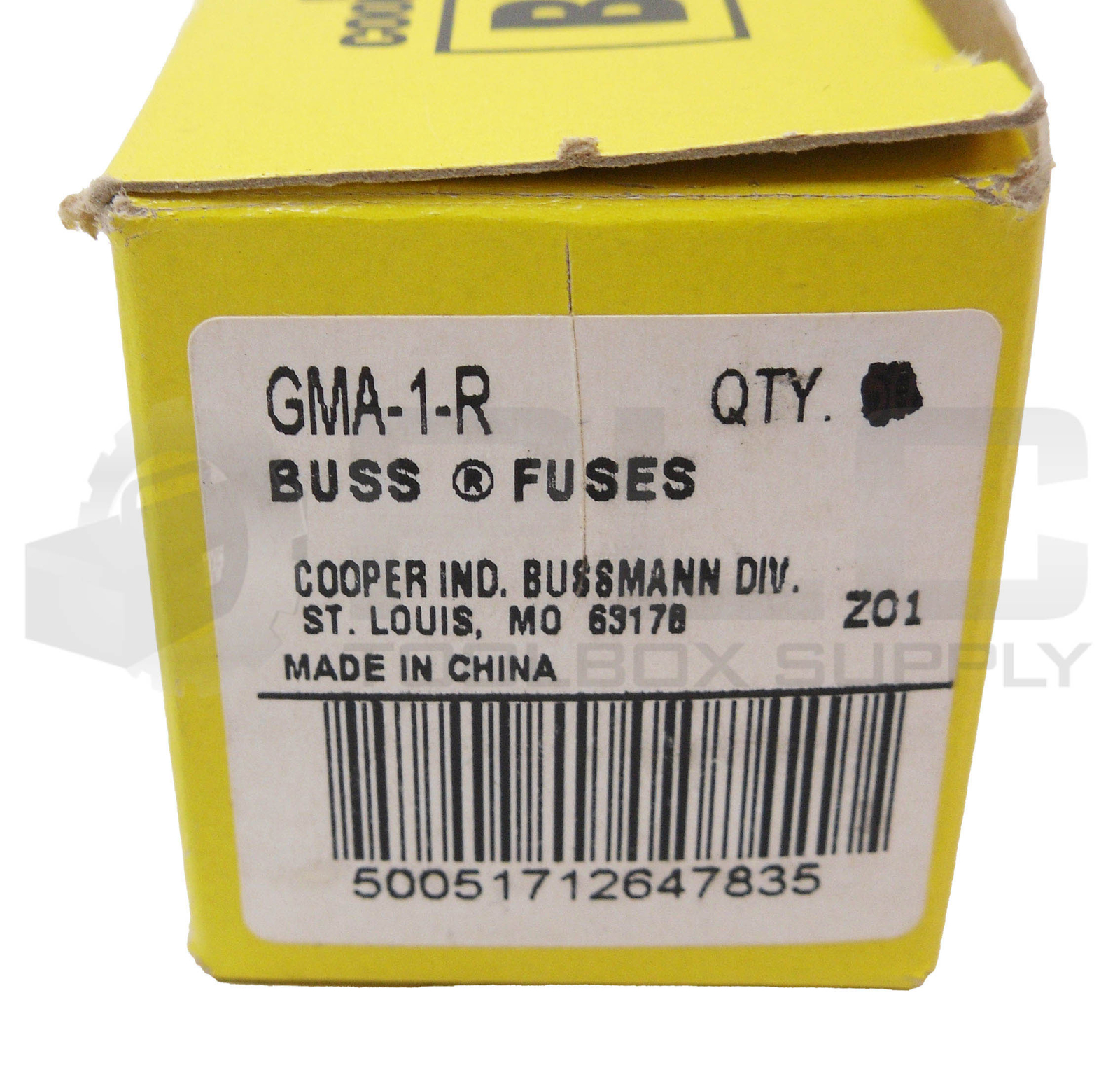 NEW BOX OF 35 COOPER BUSSMAN GMA-1-R GLASS FUSE 35A 250VAC