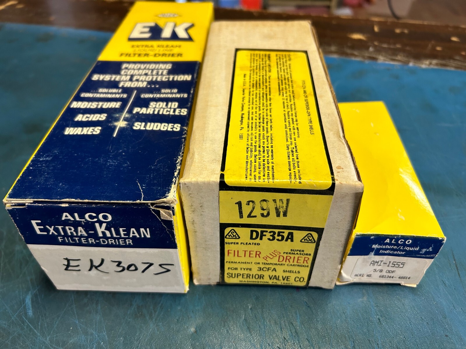 Lot of 3 pieces, ALCO EK-307S & AMI-155S & Superior Valve DF35A