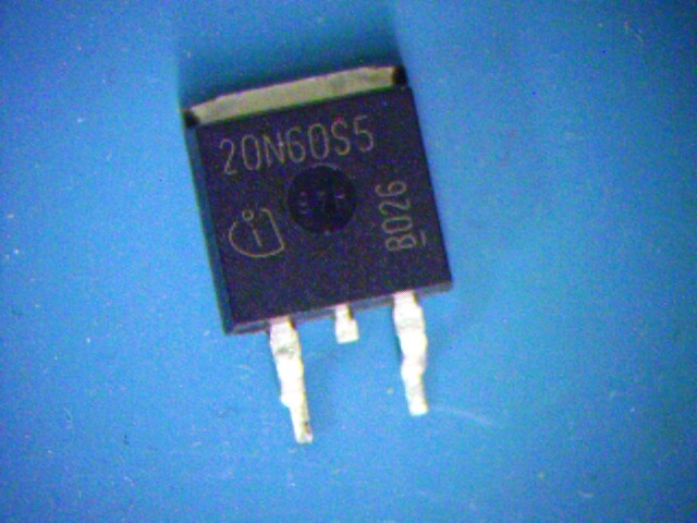 INFINEON SPB20N60S5 Qty of 17 per Lot 600V 20A NCH MOSFET SPB20N60S