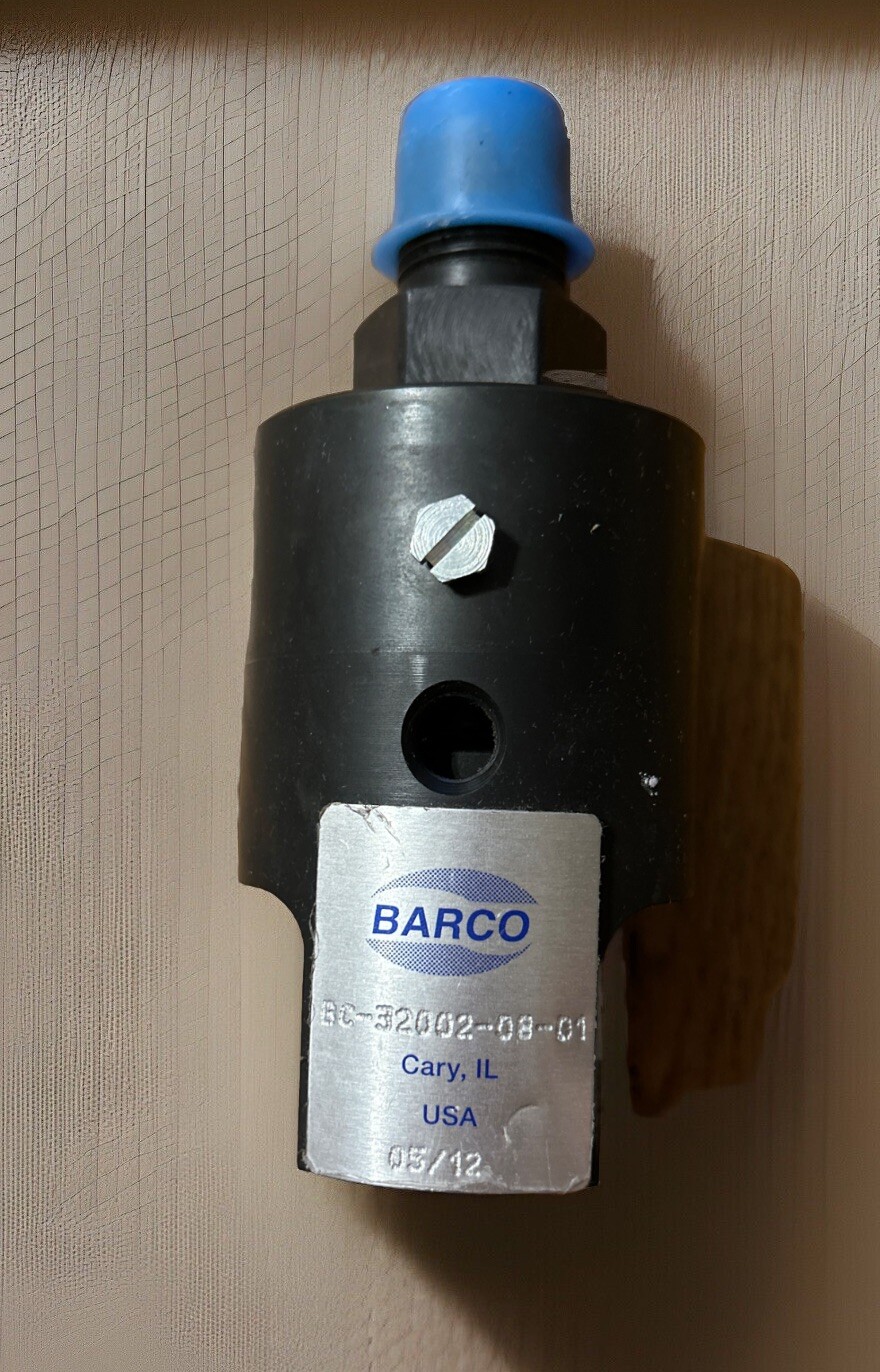 NEW BARCO BC-32002-08-01 ROTARY UNION 1/2”, New No Box. E8