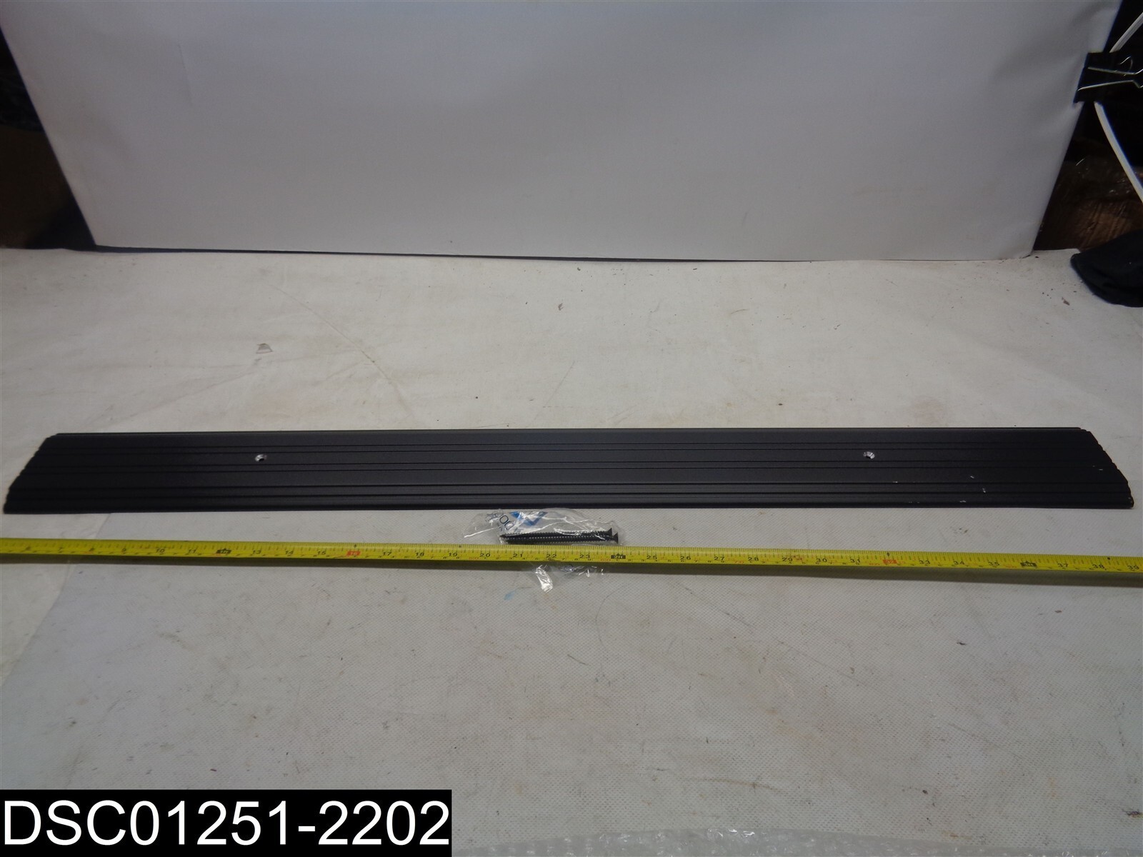 36-1/2″ CBW Aluminum Black 4″ Wide Threshold 1/2″ High