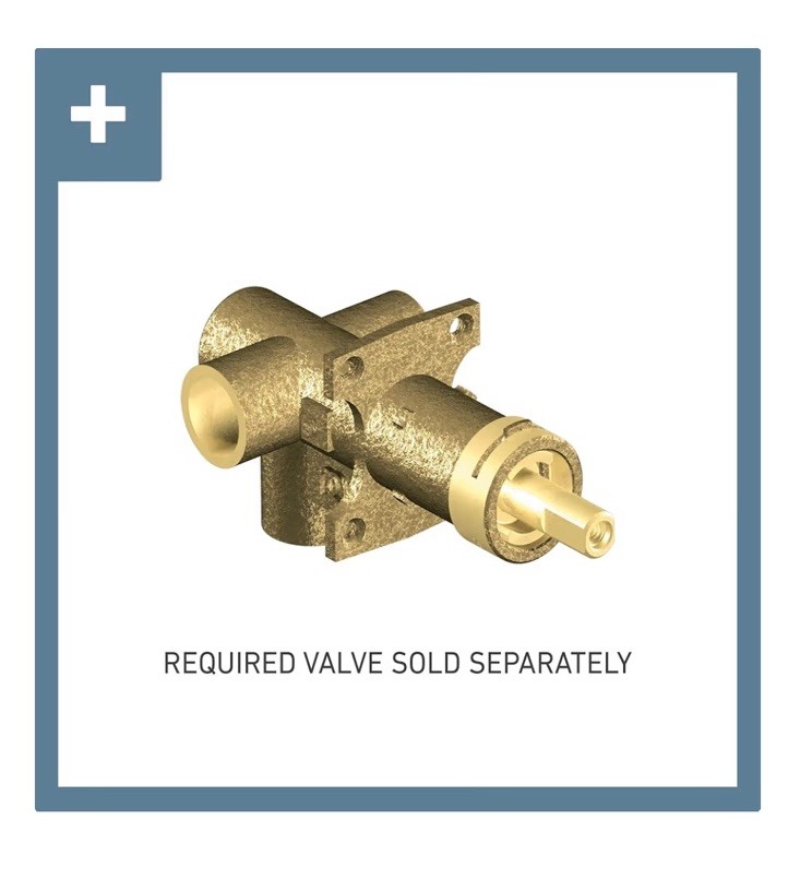 Moen T4311BN Kingsley Single-Handle Transfer Valve Trim Kit in Brushed Nickel