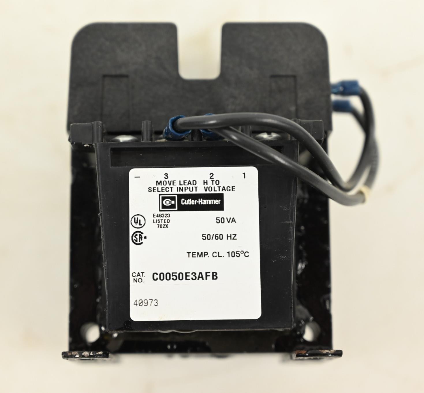 Cutler-Hammer C0050E3AFB Control Transformer, 50 VA, 50/60 HZ
