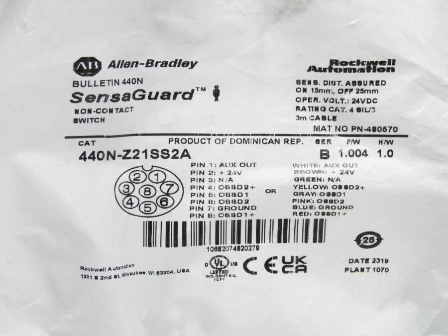 INDUSTRIAL SPARE PART 440N-Z21SS2A SER. B F/W 1.004 24VDC NSMP
