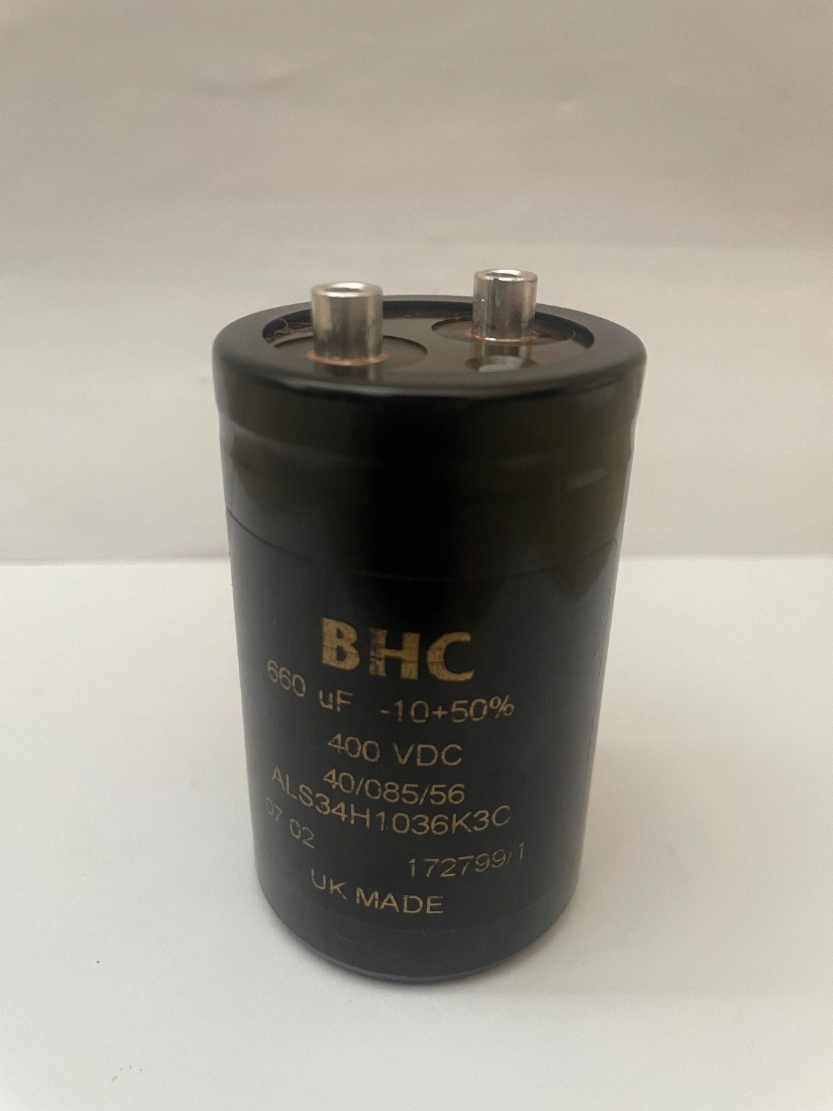 New – Old Stock BHC 400 VDC Electronic Capacitor ALS34H1036K3C