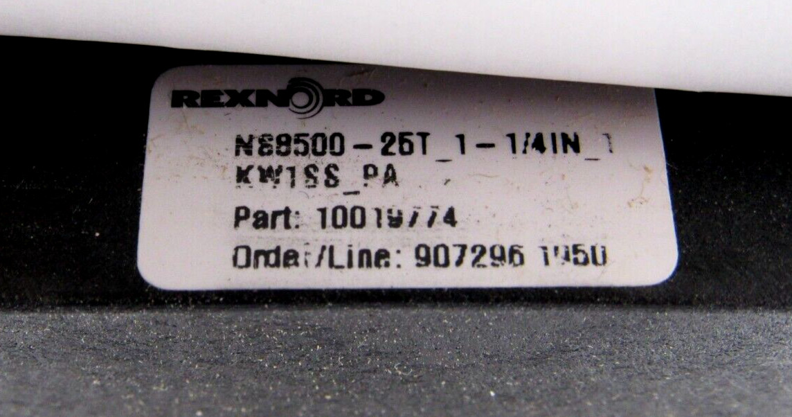 NEW REXNORD 10019774 SPROCKET NS8500-25T_1-1/4IN_1KW1SS_PA