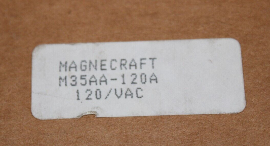 (New In Factory Box) Magnecraft WM35AA-120A Relay “6 month Warranty”