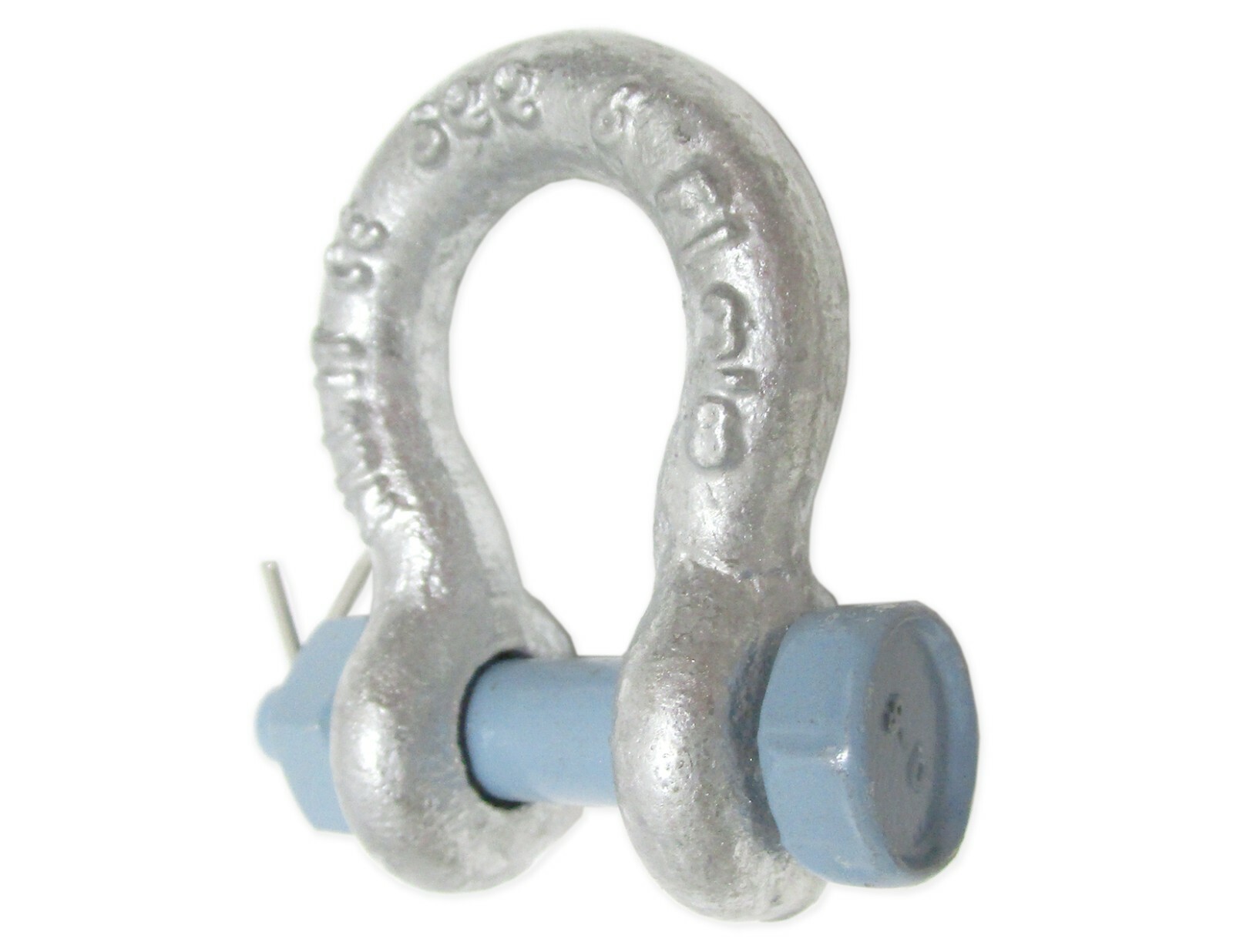 Two (2x) 3/8″ Safety Anchor Shackle D Ring Rigging Clevis 1 ton, 2000 lbs Lift