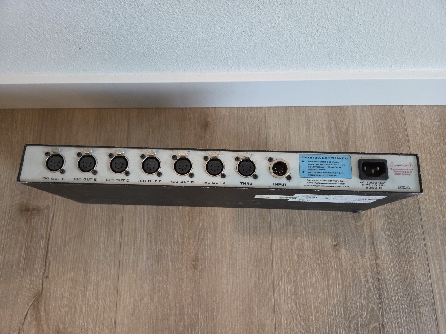 Pathway DMX Repeater Six Port DMX512 Splitter 8895