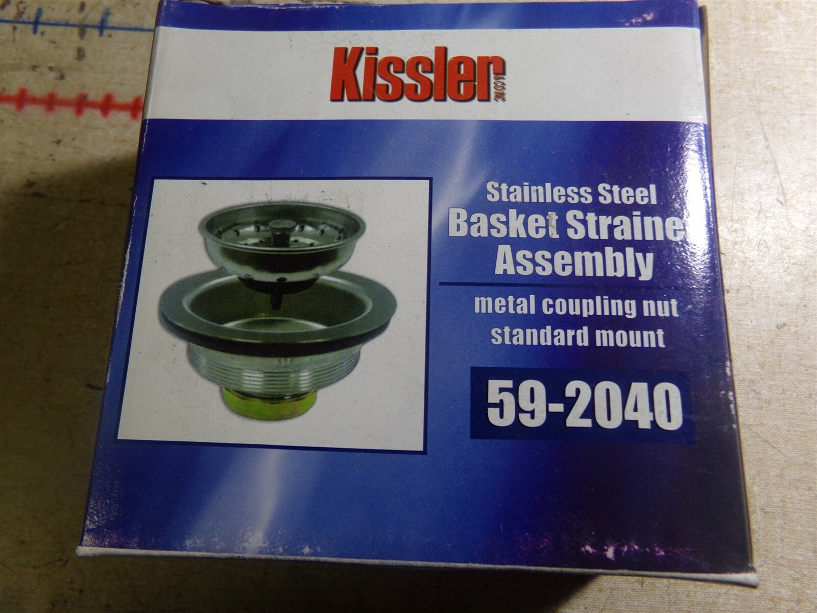 NEW Kissler 59-2040 Stainless Basket Strainer Assembly *FREE SHIPPING*