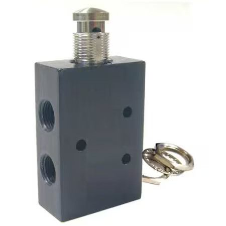 Pneumadyne Am45-1/8-Sr Control Valve, 5-Way, 1/8 In Fnpt