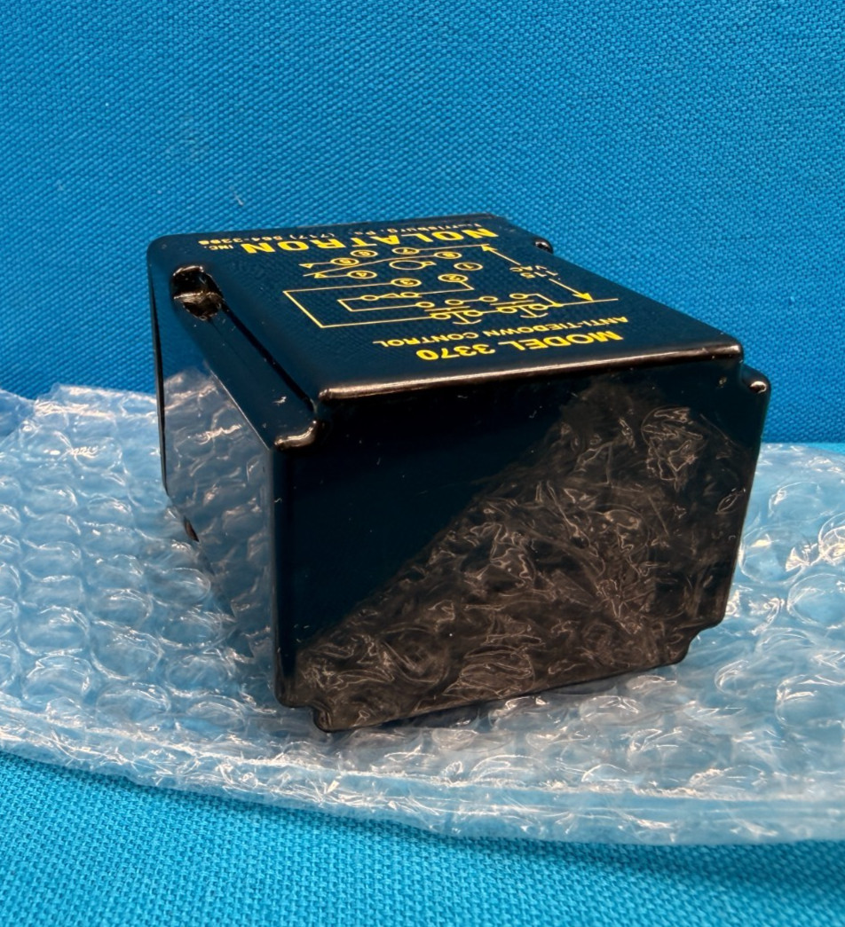 Nolatron Model 3370 Anti Tiedown Control Module 115VAC 10A Industrial Relay