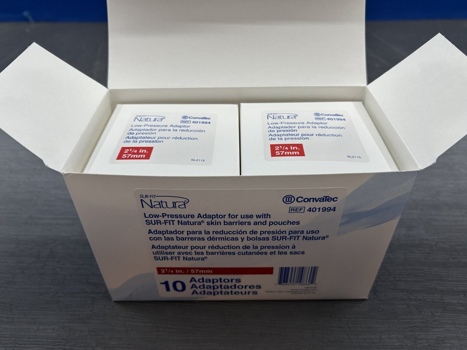 BRAND NEW CONVATEC NATURA SUR-FIT LOW PRESSURE ADAPTOR #401994. 10 units x box**