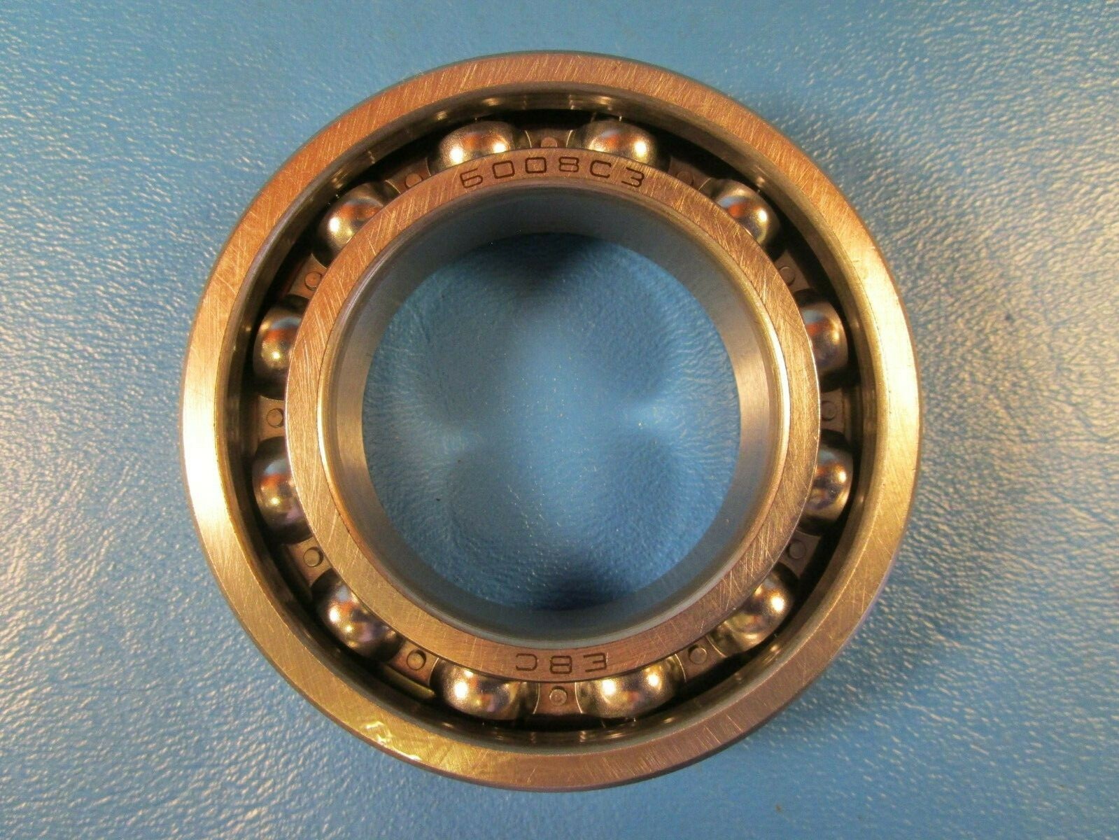 Lot of 2 EBC 6008 C3, Single Row Ball Bearings, 40 x 68 x 15mm (NSK, NTN, SKF)