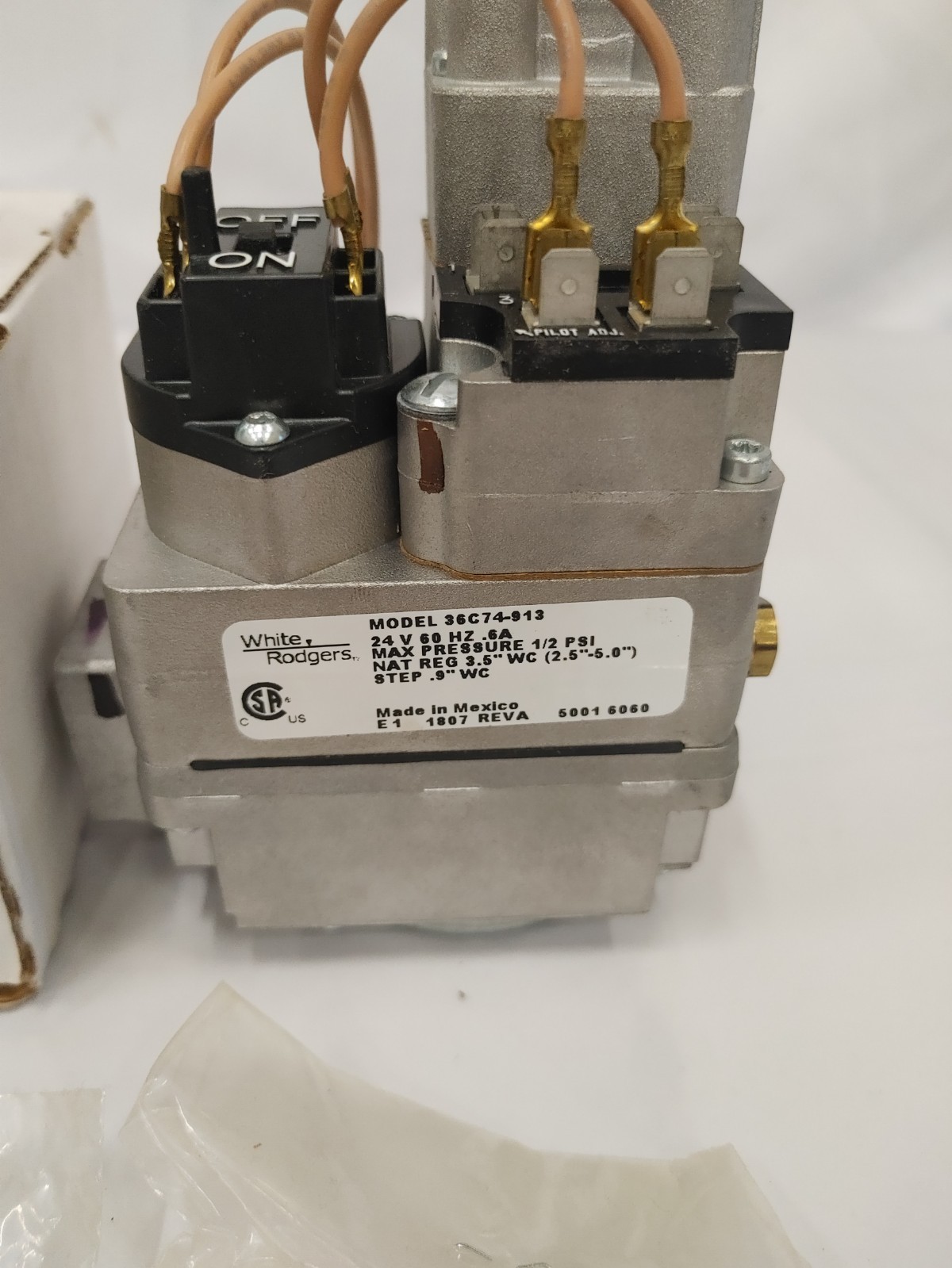 White Rodgers 36C74-913 3/4″ Gas Valve