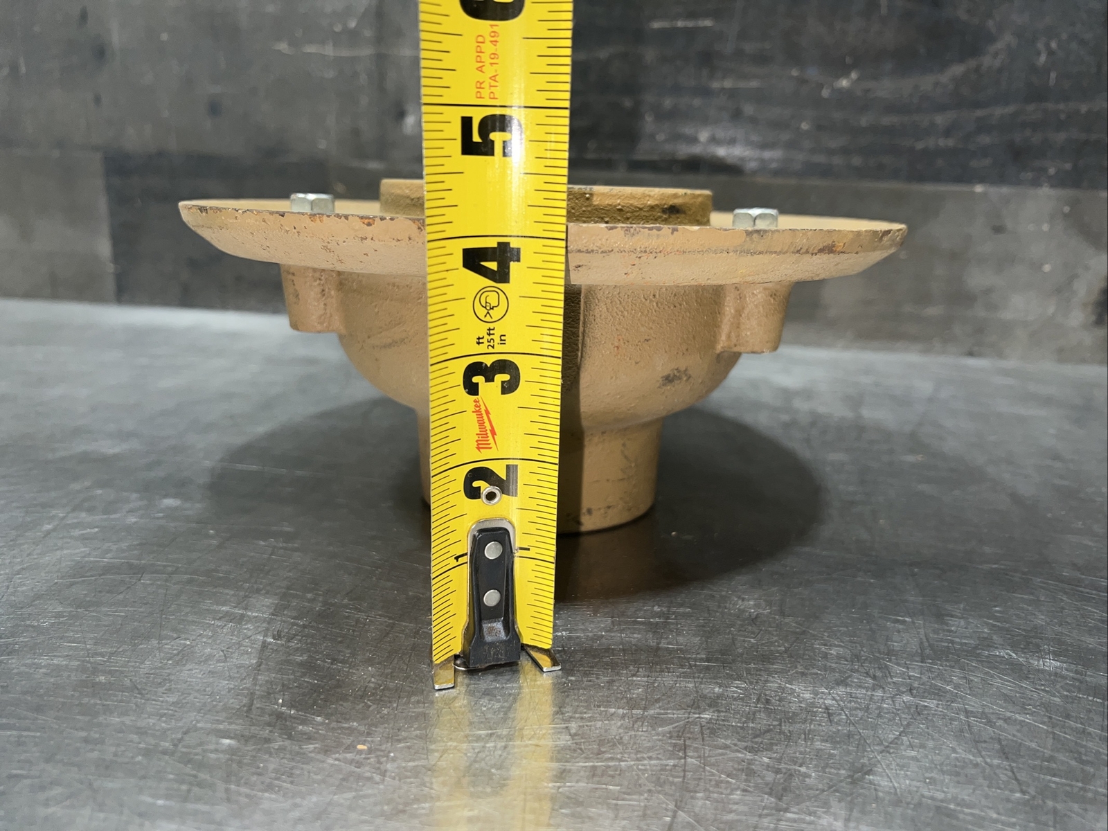 JAY R. SMITH MFG. CO Floor Drain Body 9213-JA1412. Nos Surplus. ID 1