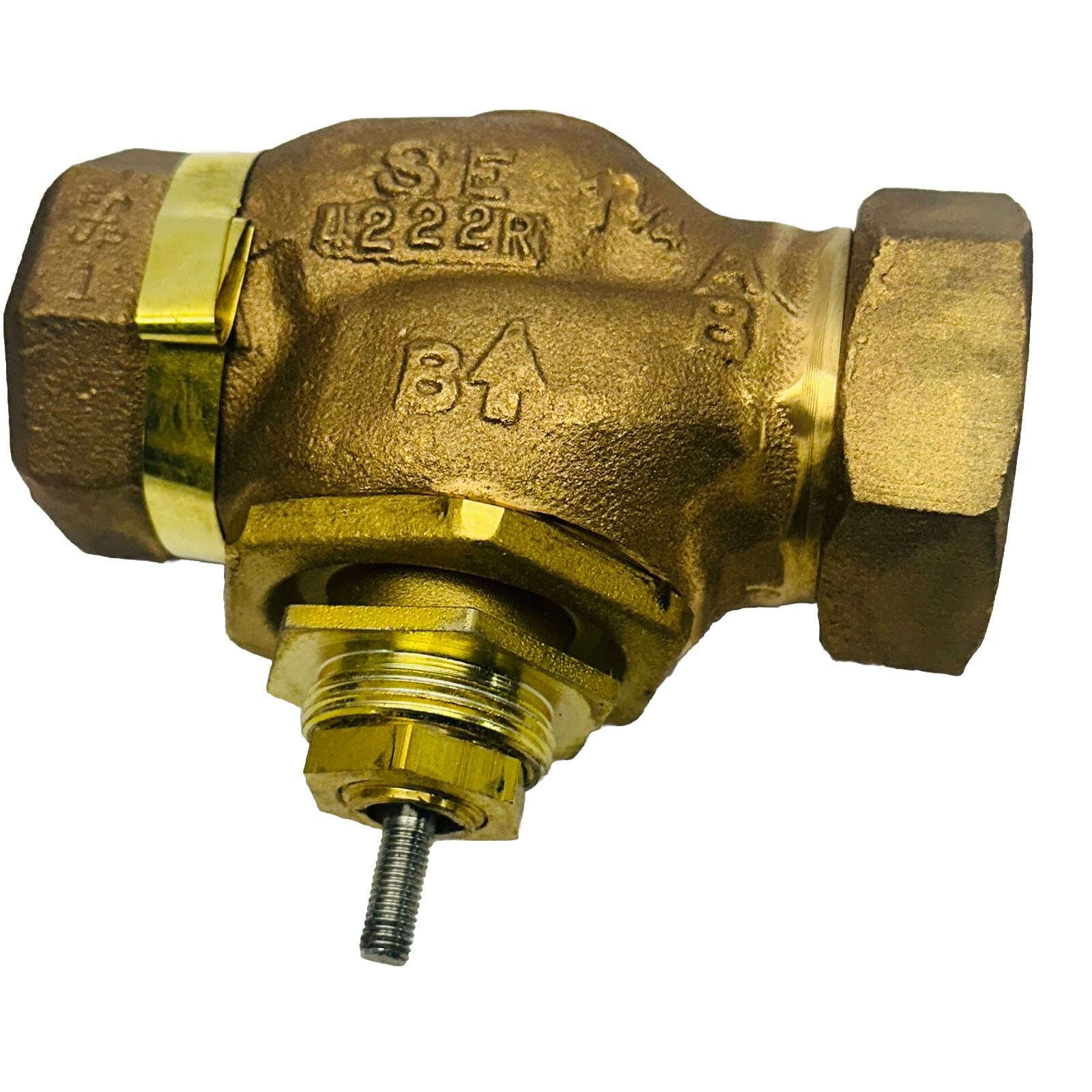 SCHNEIDER VALVE BODY BRASS TRIM DISC UNION END 1-1/4″ VB-7211-0-4-09