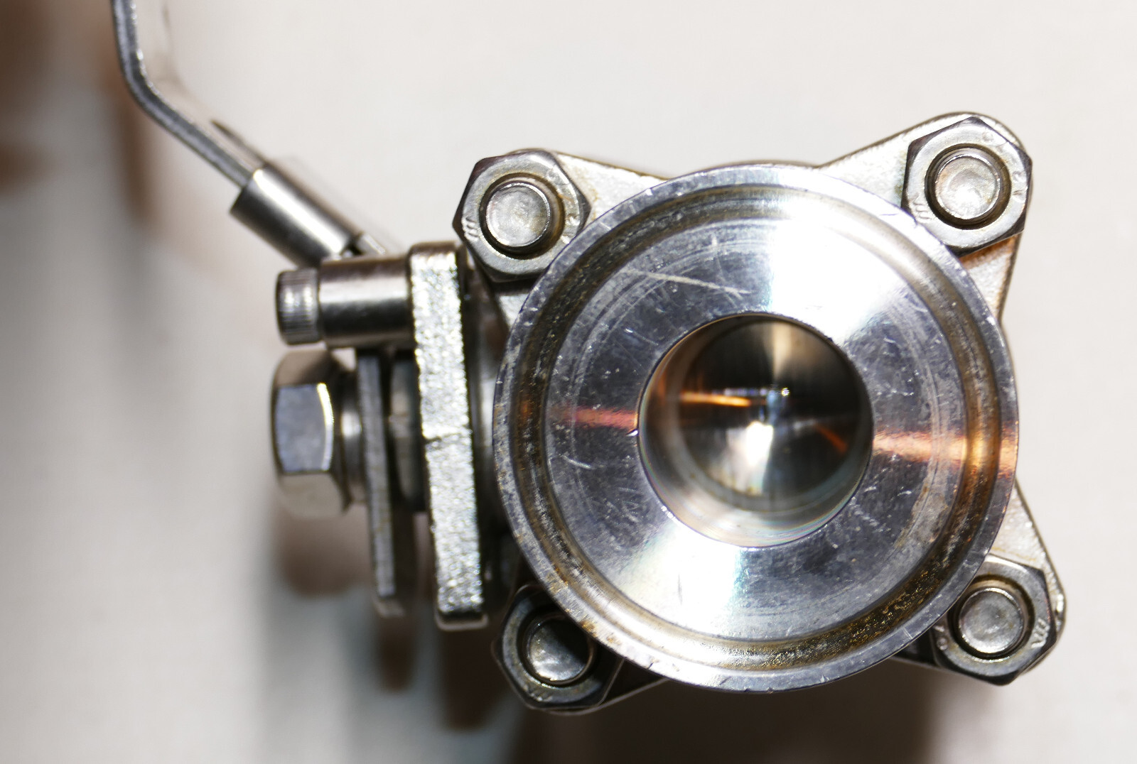 1 1/2″ Sanitary Connection BALL SHUT OFF VALVE Stainless Steel Brand New 1″ CF3M