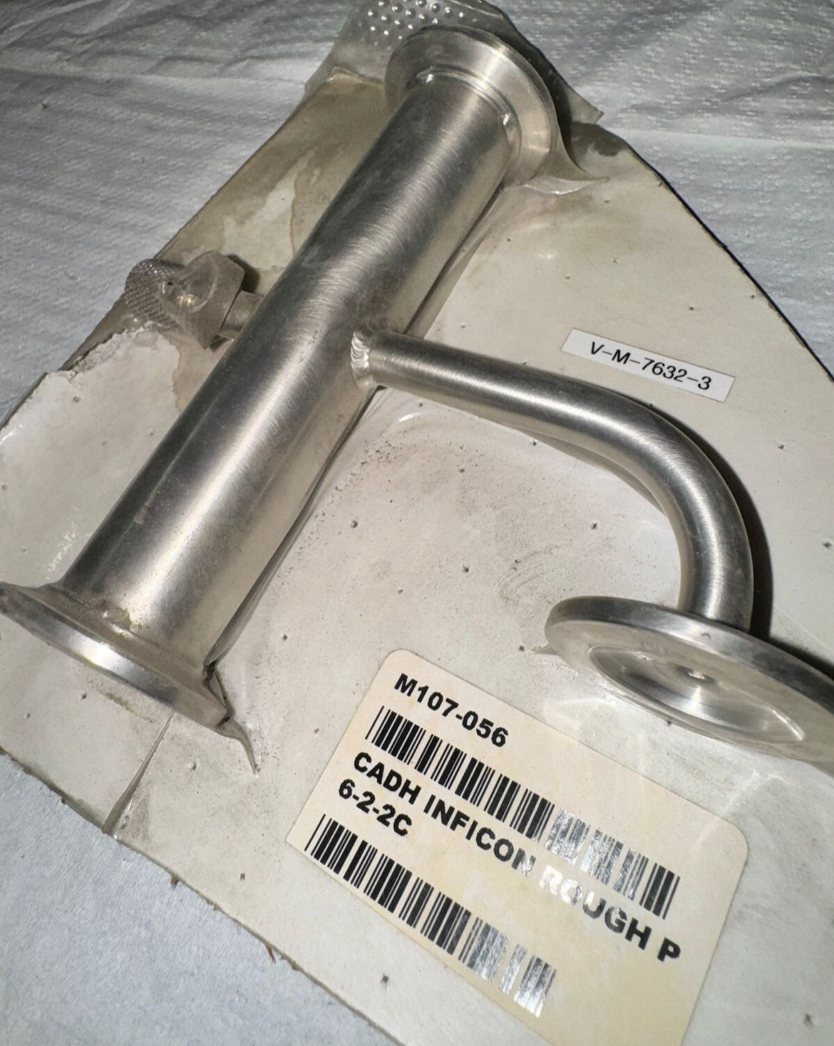 V-M-7632-3 INFICON ROUGH PUMP MANIFOLD