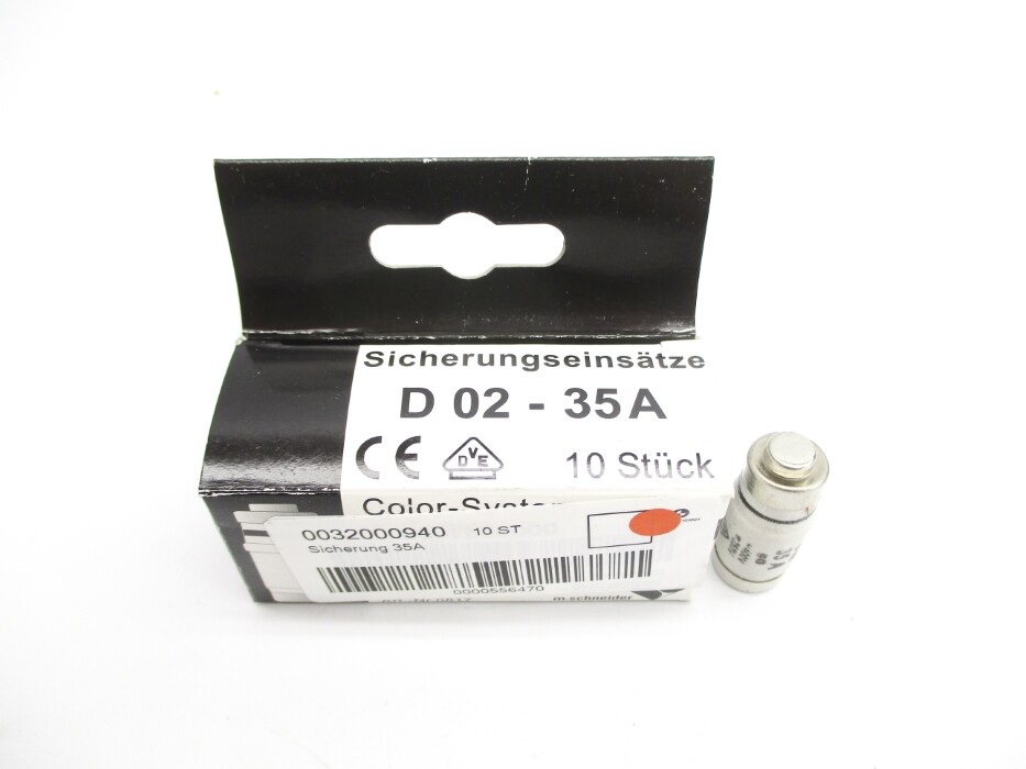 SCHNEIDER D02-35A 0817 35A 400V/250V (PKG OF 10) NSMP