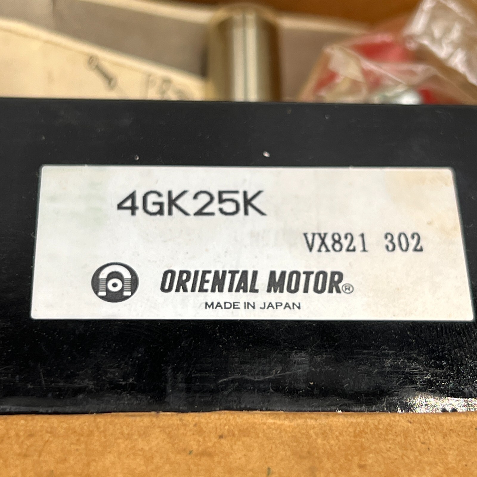 ORIENTAL MOTOR CO 4GK25K GEAR HEAD NEW OPEN BOX STOCK
