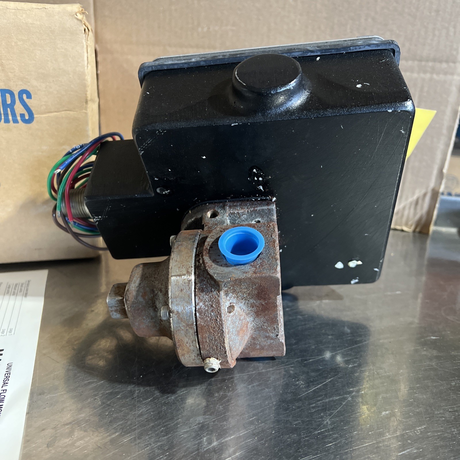 Ufm SN-MSF5GM-4-60V.86-7WR-ID-1.5D Variable Area Flow Meter 1-5gpm 1/2in Npt Nos