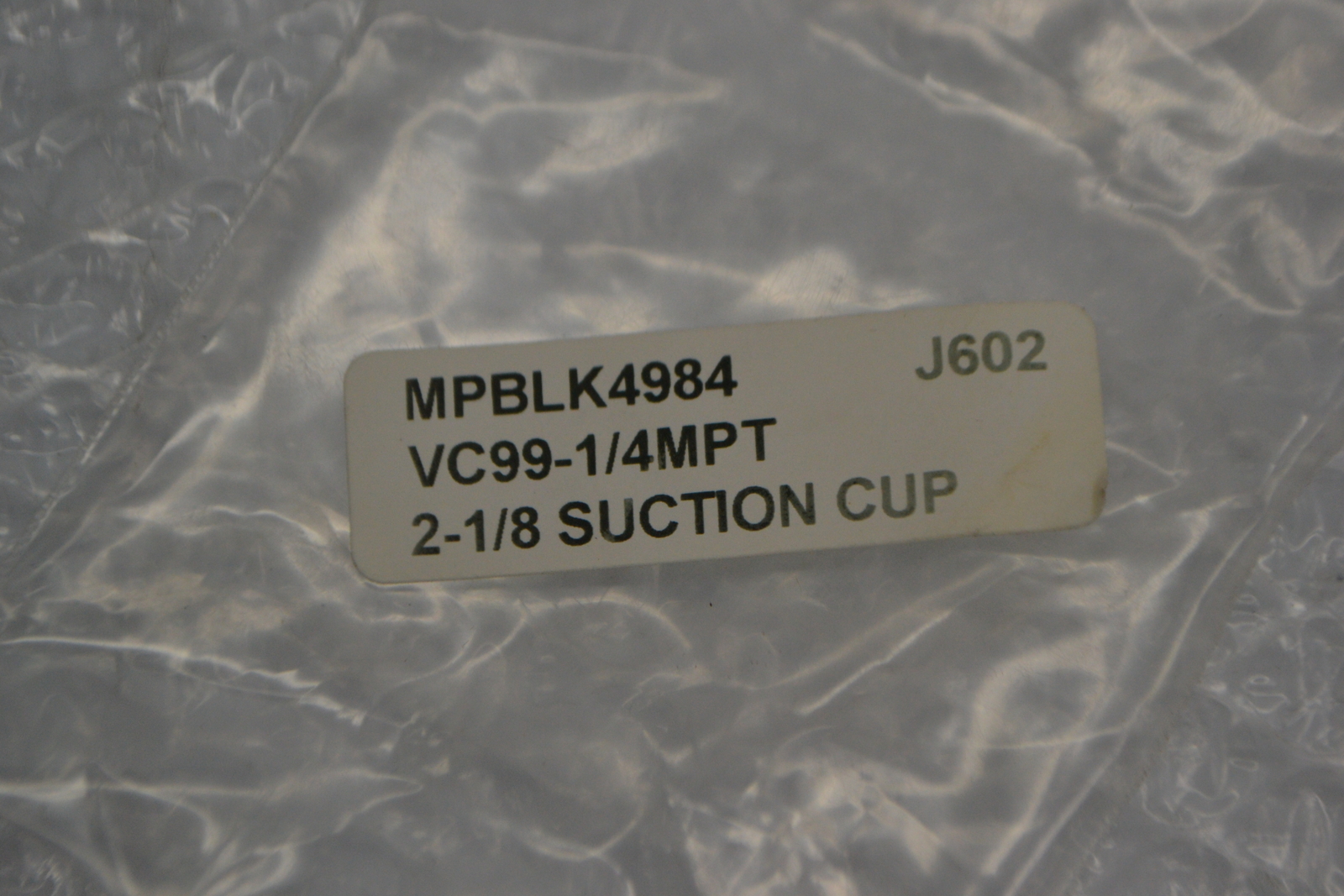 INDUSTRIAL SPARE VC99-1/4MPT SUCTION CUP NSNP