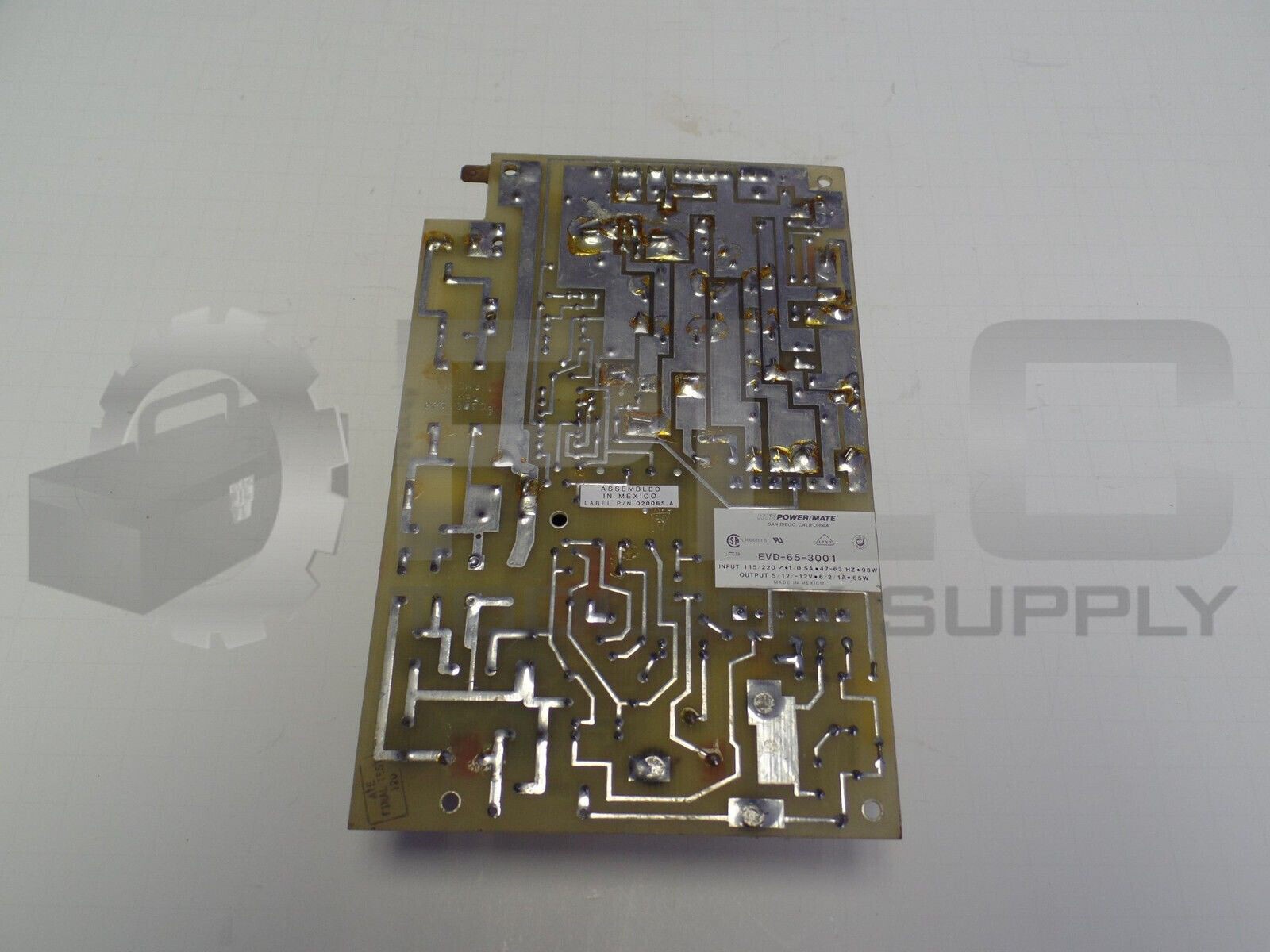 POWER MATE EVD-65-3001 POWER SUPPLY IP 115/220