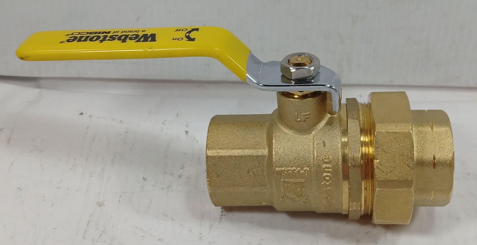 1 NEW WEBSTONE H-40424W 1” UNION BALL VALVE W/SINGLE UNION END NNB *MAKE OFFER*