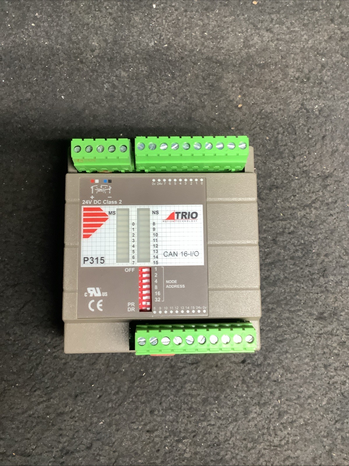 Trio Motion Digital Input/Output Expansion Module P315 CAN 16-I/O 24VDC(st1240)